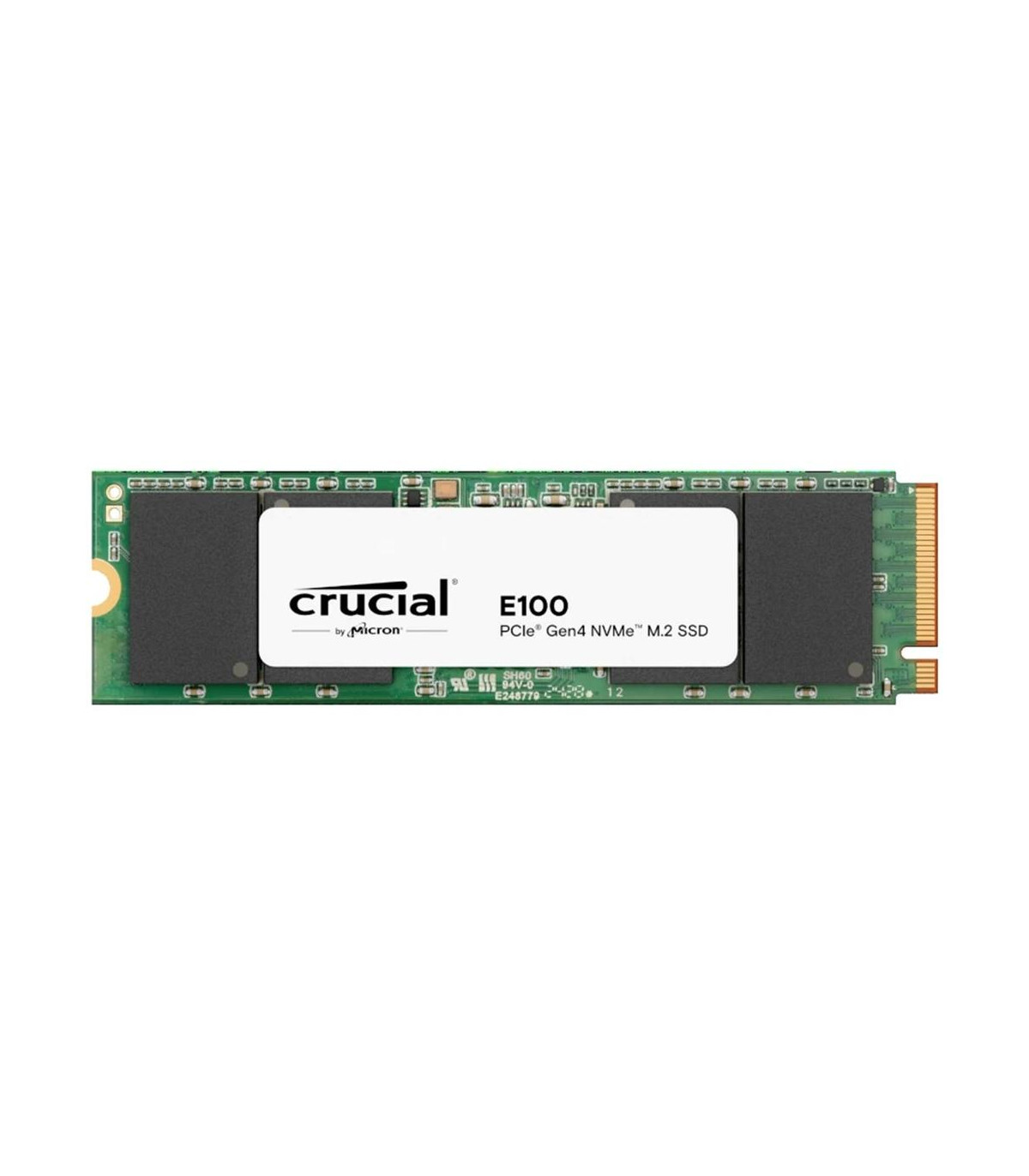 Disco duro interno solido ssd crucial e100 1tb m.2 nvme pci express 4.0