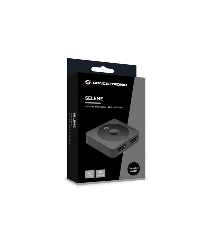 Switch hdmi conceptronic selene01b 2 puertos