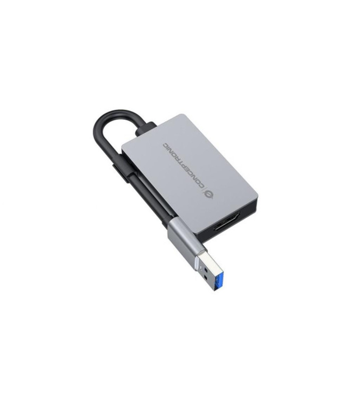 Adaptador usb 3.0 a hdmi conceptronic 16cm -  macho - hembra