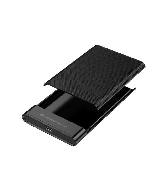 Caja externa 2.5 pulgadas usb - c conceptronic dante06b hasta 6gbs de 7mm hasta 9.5mm