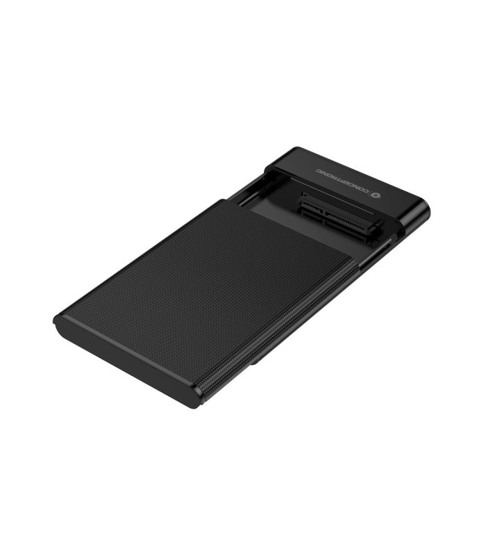 Caja externa 2.5 pulgadas usb - c conceptronic dante06b hasta 6gbs de 7mm hasta 9.5mm