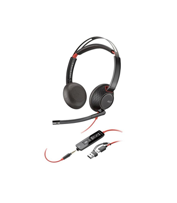 Auriculares poly blackwire 5220 negro