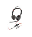 Auriculares poly blackwire 5220 negro