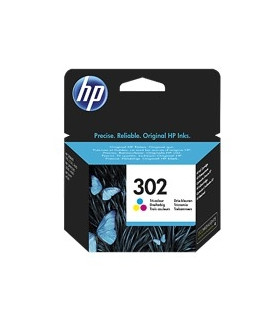 Cartucho tinta hp f6u65ae tricolor 302 officejet 3830