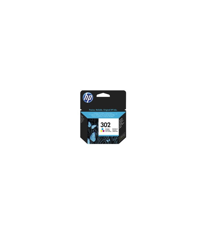 Cartucho tinta hp f6u65ae tricolor 302 officejet 3830