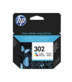 Cartucho tinta hp f6u65ae tricolor 302 officejet 3830