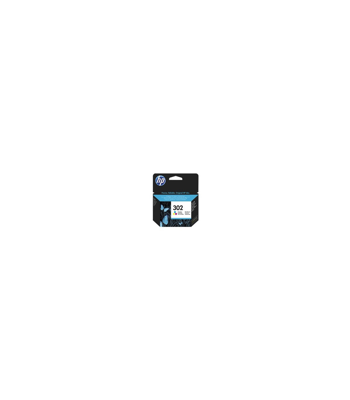 Cartucho tinta hp f6u65ae tricolor 302 officejet 3830