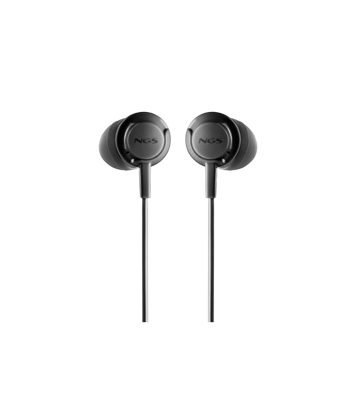 NGS Auricular Negro Estéreo USB-C Con Cable