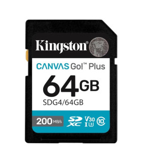 Kingston Canvas Go! Plus 4 SD 64GB class 10 U3 V30