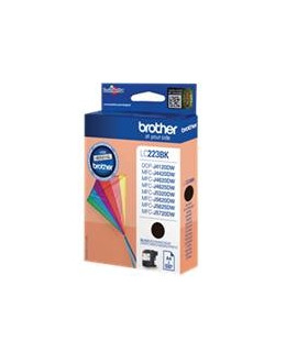 Cartucho tinta brother lc223bkbp negro 550 paginas dcp4120dw -  mfcj4420dw -  mfcj4620dw -  mfcj5320dw -