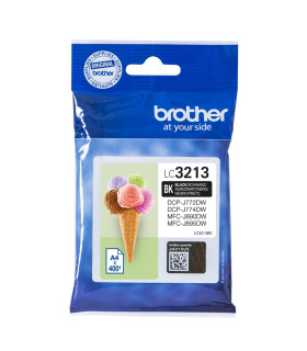 Cartucho tinta brother lc3213bk negro 400 paginas