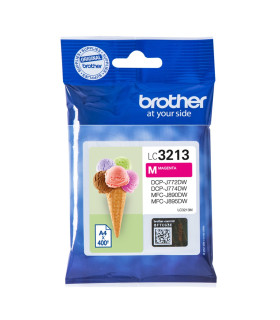 Cartucho tinta brother lc3213m magena 400 paginas