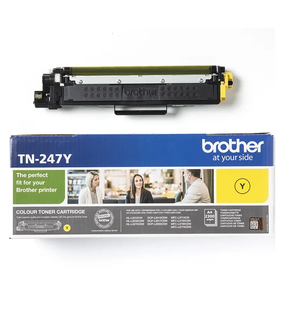 Toner brother tn247y amarillo 2300 páginas