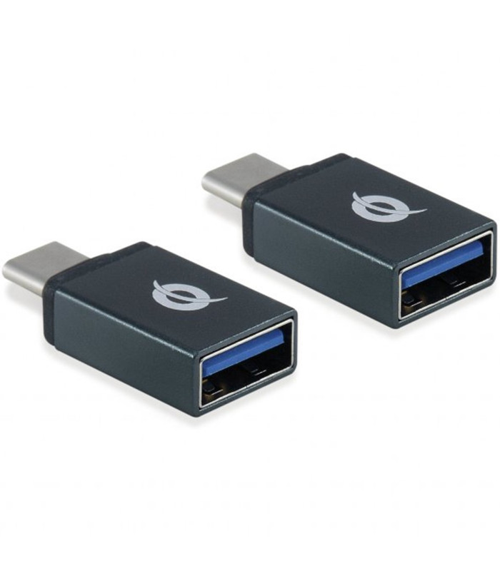 Kit adaptadores conceptronic usb tipo c 3.1 macho a usb a 3.1 hembra otg 5gb - s pack 2 unidades