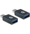 Kit adaptadores conceptronic usb tipo c 3.1 macho a usb a 3.1 hembra otg 5gb - s pack 2 unidades