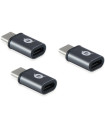 Kit adaptadores conceptronic usb tipo c 3.1 macho a micro usb hembra otg pack 3 unidades