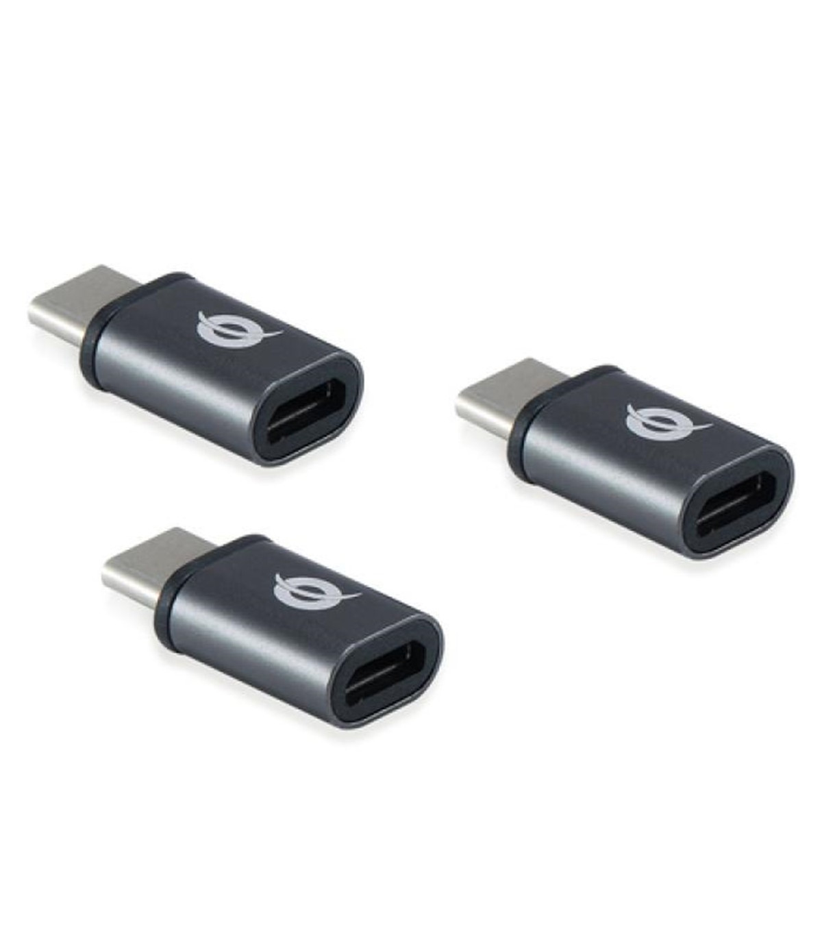 Kit adaptadores conceptronic usb tipo c 3.1 macho a micro usb hembra otg pack 3 unidades