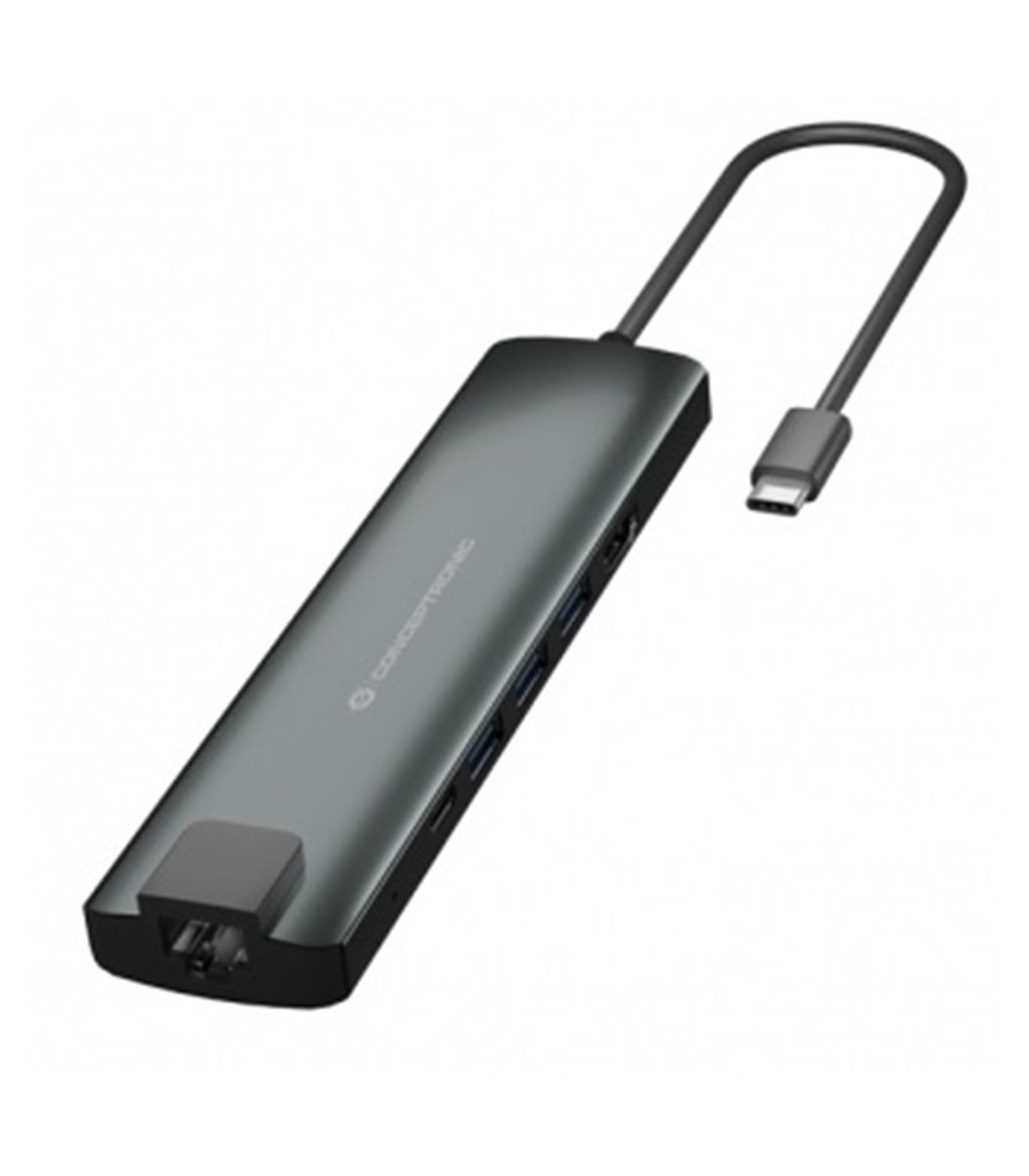 Adaptador conceptronic usb tipo c 9 en 1 hdmi -  usb - c -  pd -  usb 3.0 -  sd -  micro sd -  rj45