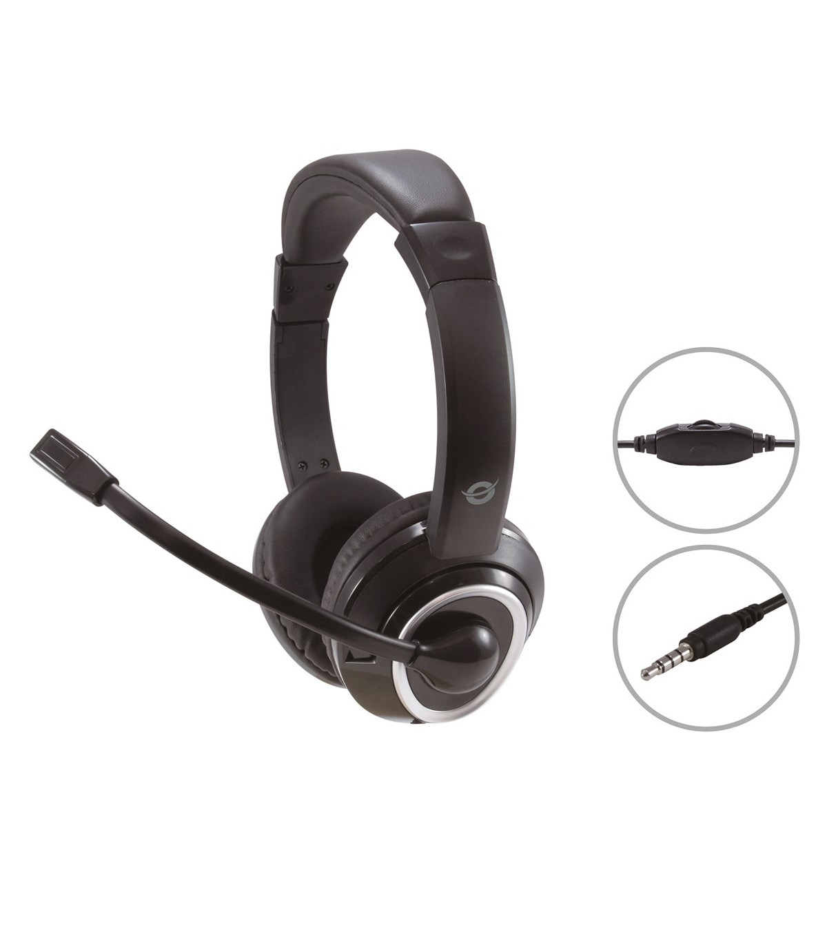 Auricular conceptronic polona02b  - jack 3.5mm - microfono - control volumen