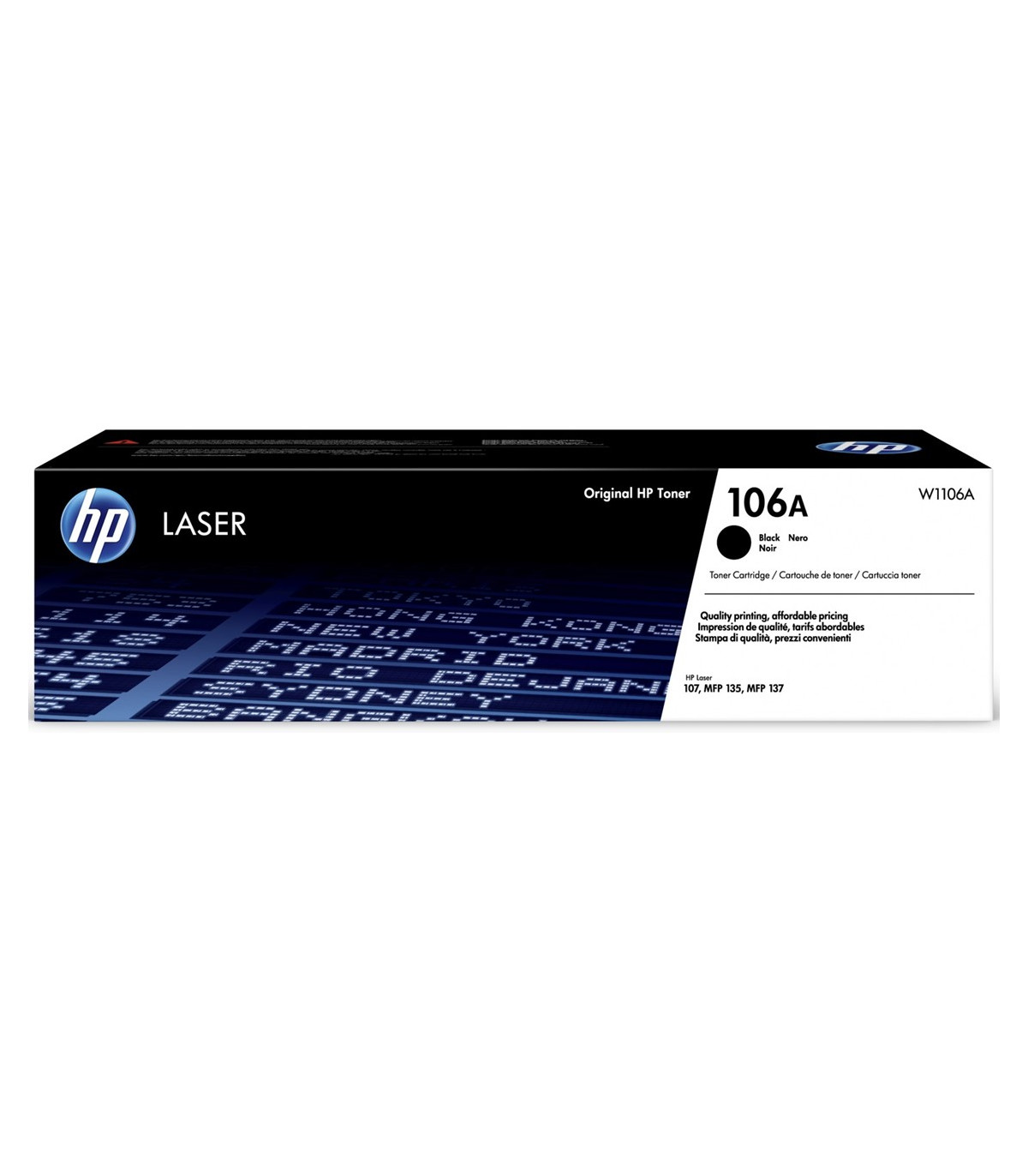 Toner hp 106a w1106a negro 1000 paginas