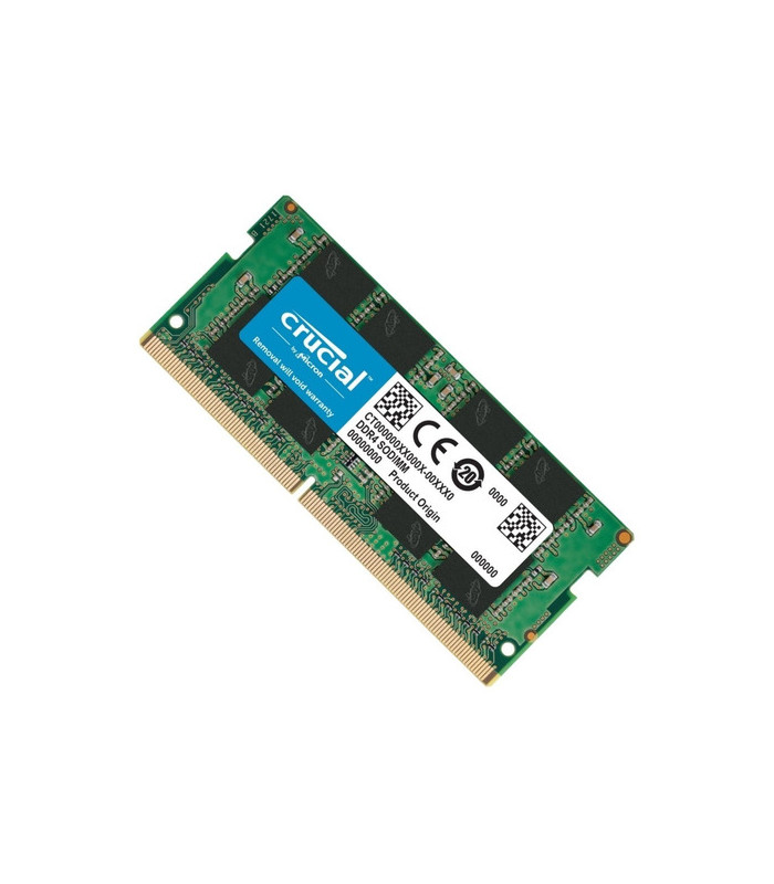 Memoria ram ddr4 16gb crucial - sodimm - 3200 mhz - pc4 25600 cl22
