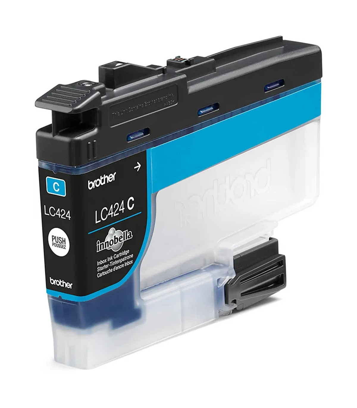 Cartucho tinta brother lc424c cian 750 paginas