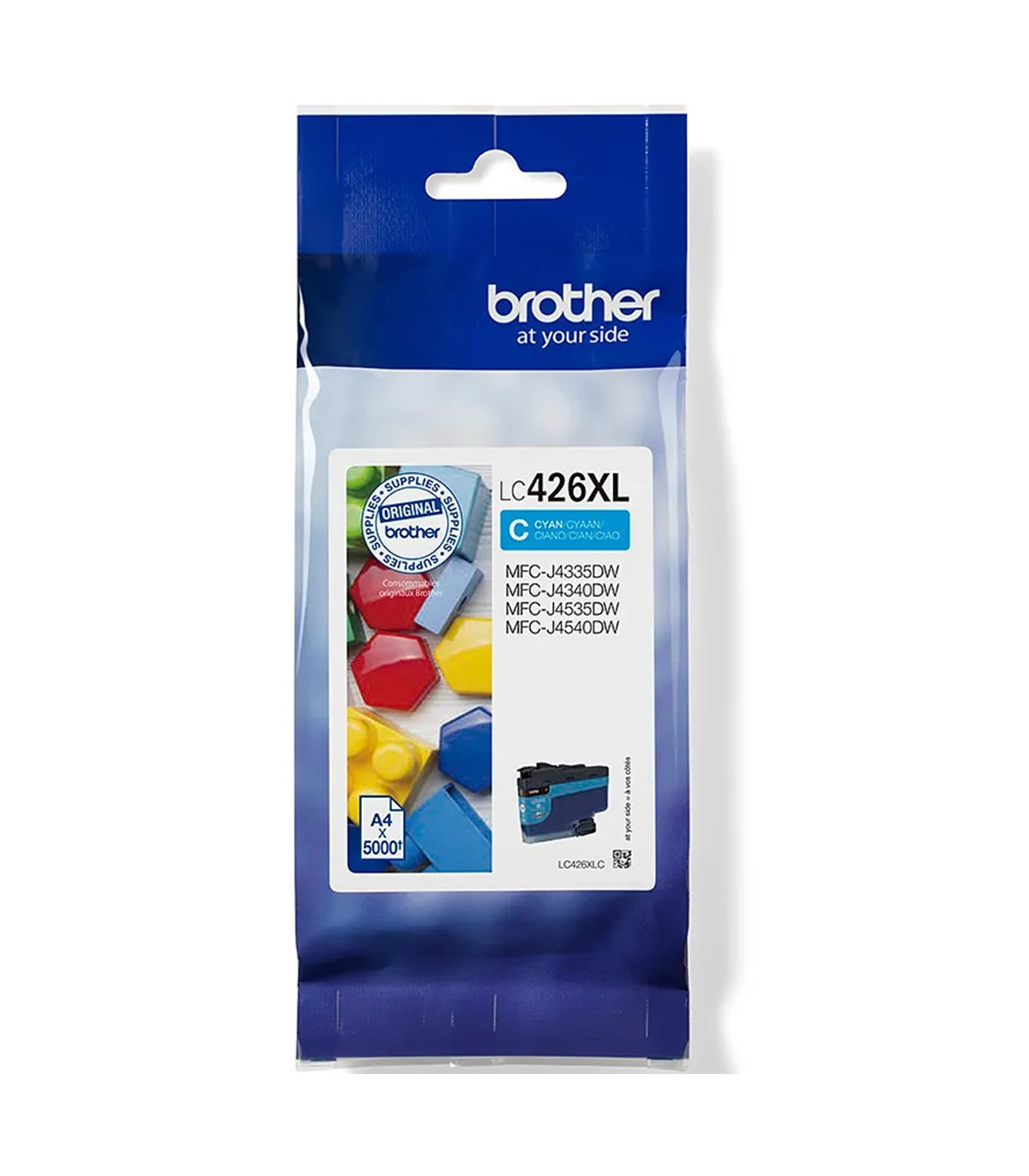 Cartucho tinta brother lc426xlc cian 5000 paginas