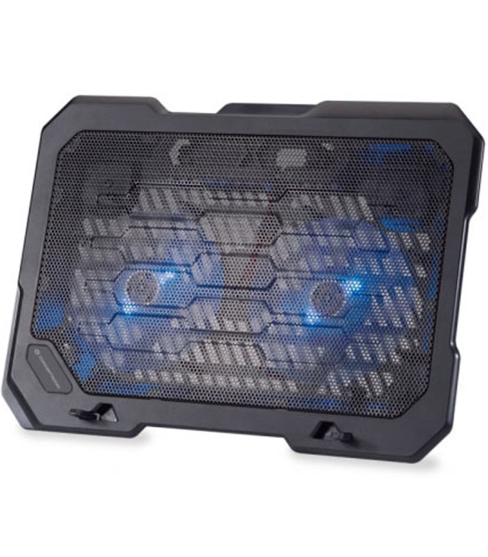 Base refrigeracion conceptronic para portatiles 2 ventiladores 125mm hasta 15.6 pulgadas