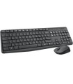 Teclado + mouse logitech mk235 wireless inalambrico frances