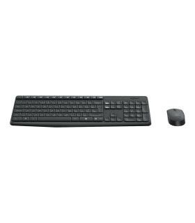 Teclado + mouse logitech mk235 wireless inalambrico frances