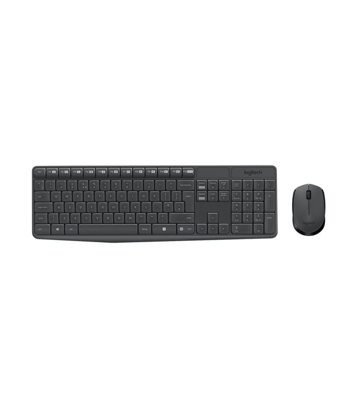 Teclado + mouse logitech mk235 wireless inalambrico frances