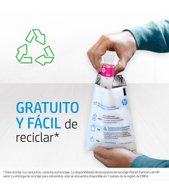 Botella tinta hp 32xl 1vv24ae negro 135ml 6000 paginas