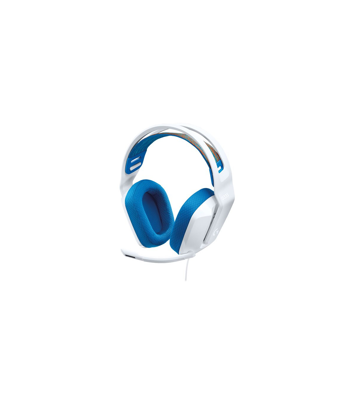 Auriculares con microfono logitech g g335 gaming jack 3.5mm blanco