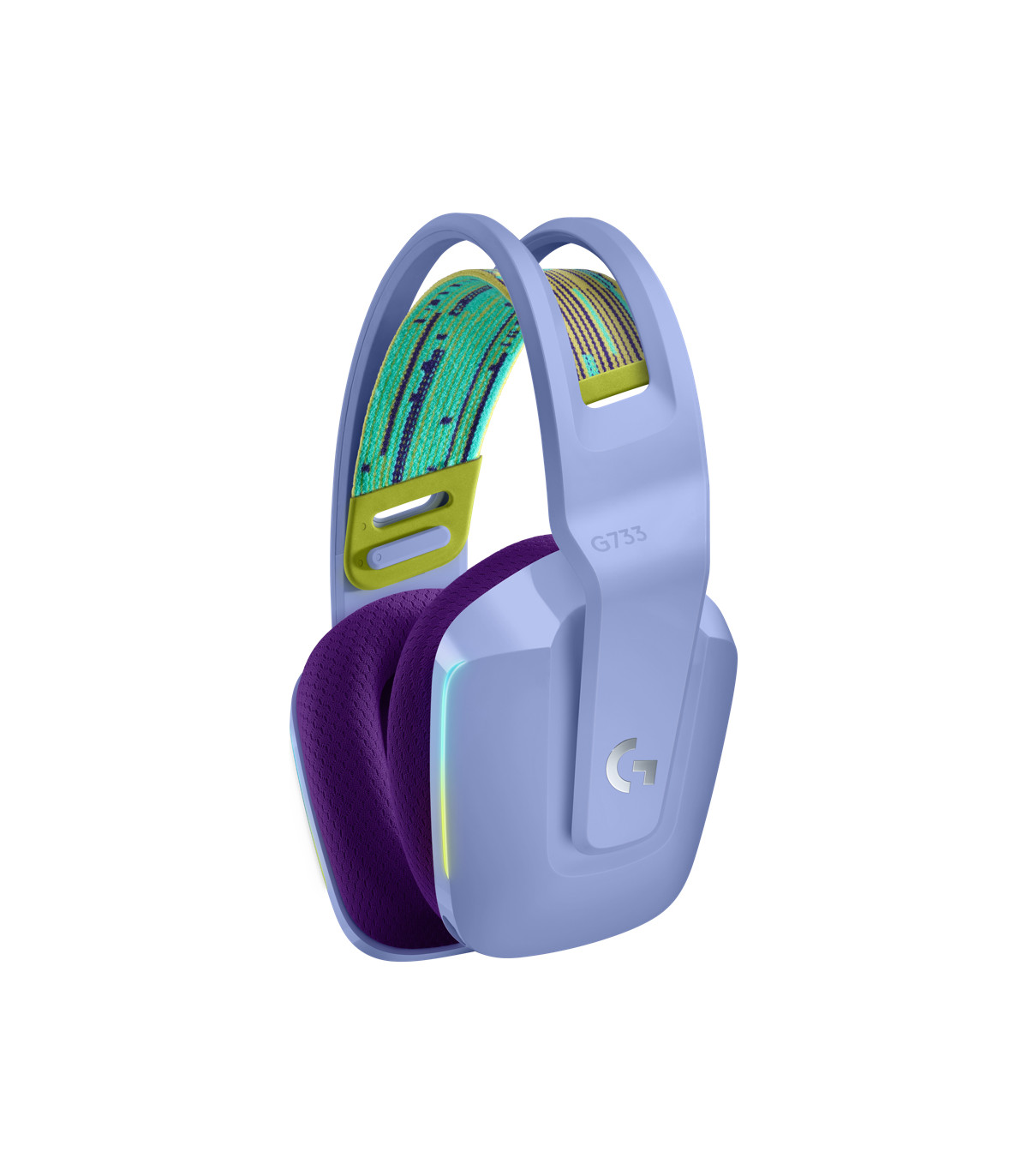 Auricular con microfono logitech g g7 gaming wireless inalambrico lila