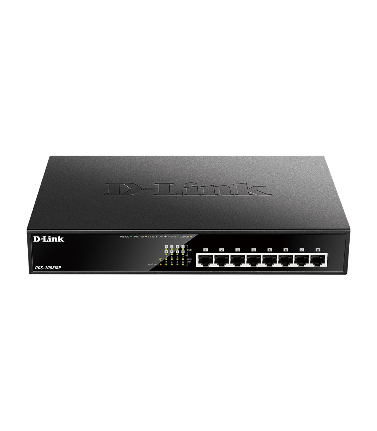 Switch d - link 8 puertos gigabit max poe