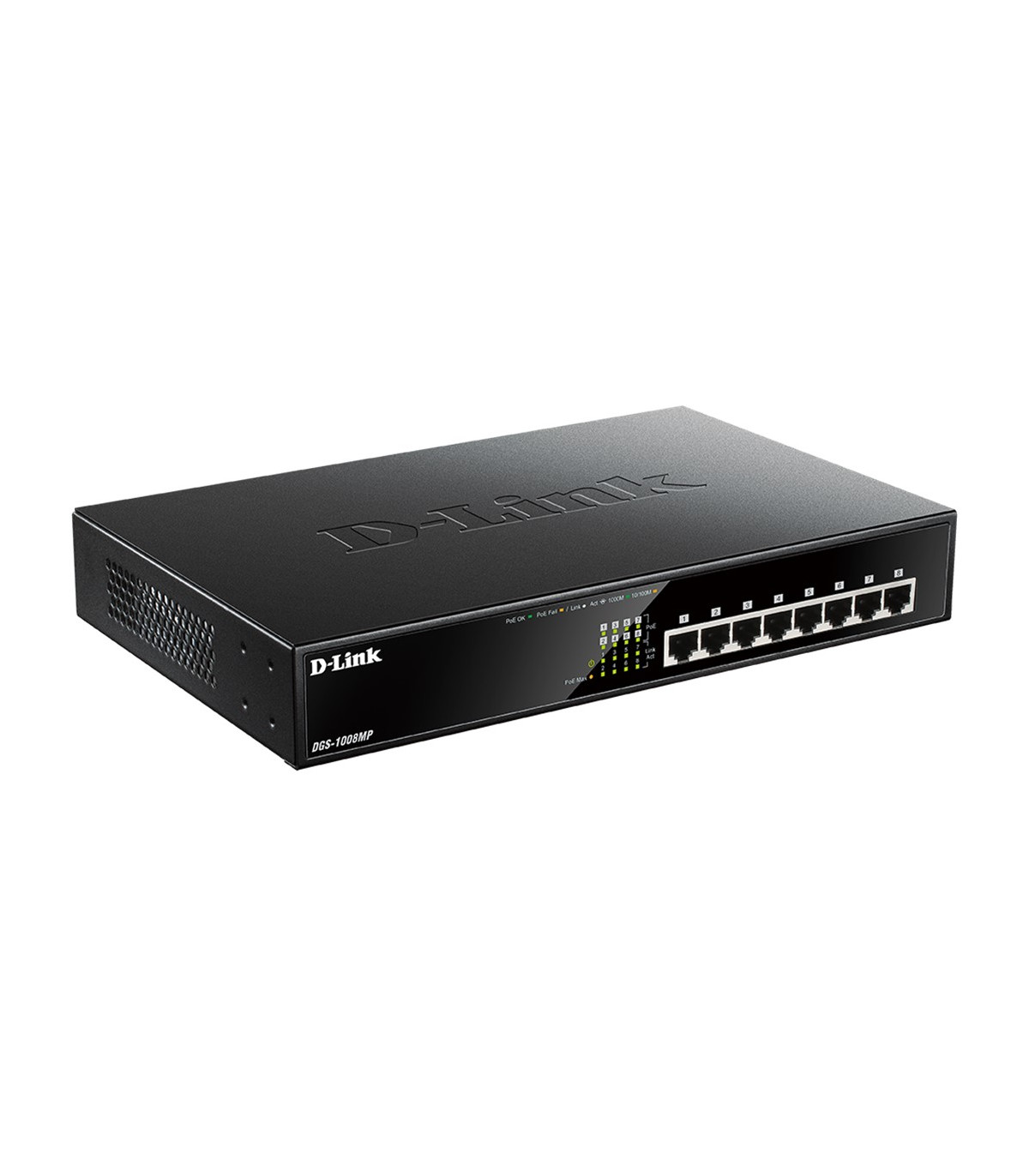 Switch d - link 8 puertos gigabit max poe