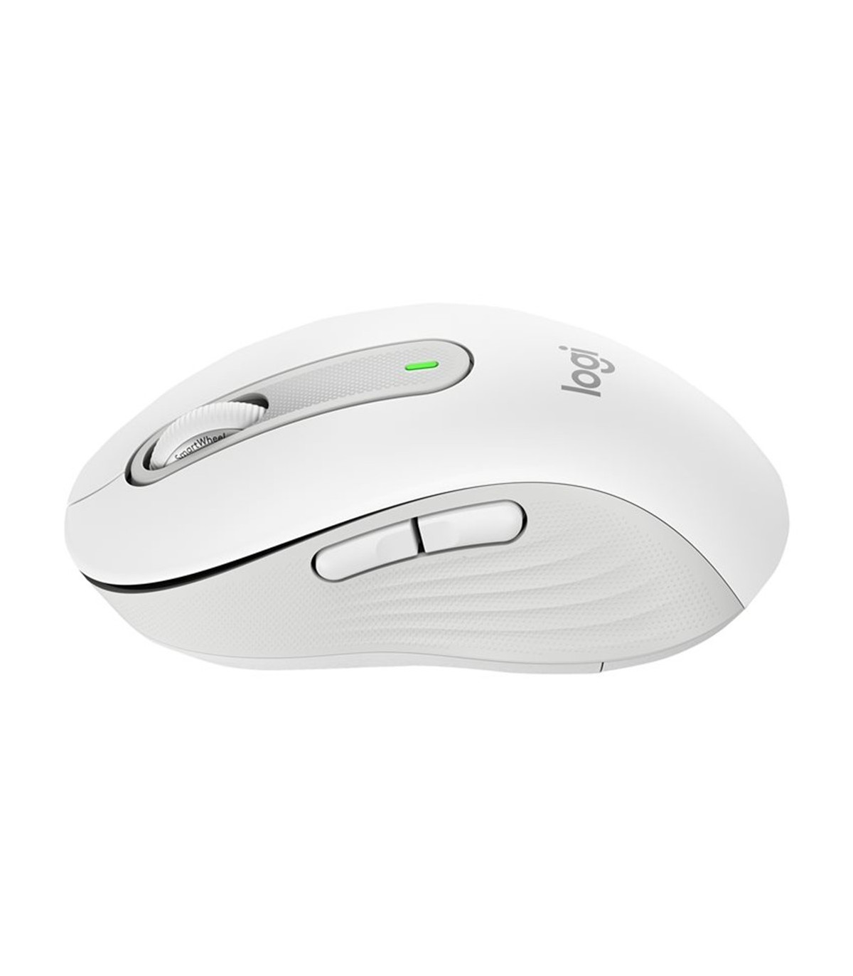 Mouse raton logitech m650 for business mediano wireless inalambrico blanco crudo