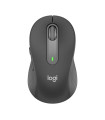 Mouse raton logitech m650 for business mediano wireless inalambrico grafito