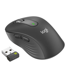 Mouse raton logitech m650 for business mediano wireless inalambrico grafito