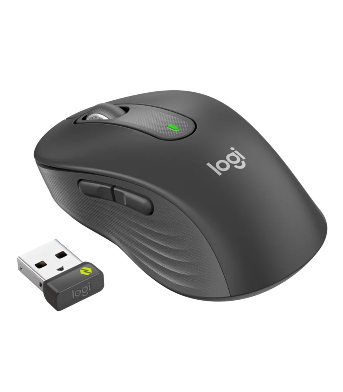 Mouse raton logitech m650 for business mediano wireless inalambrico grafito