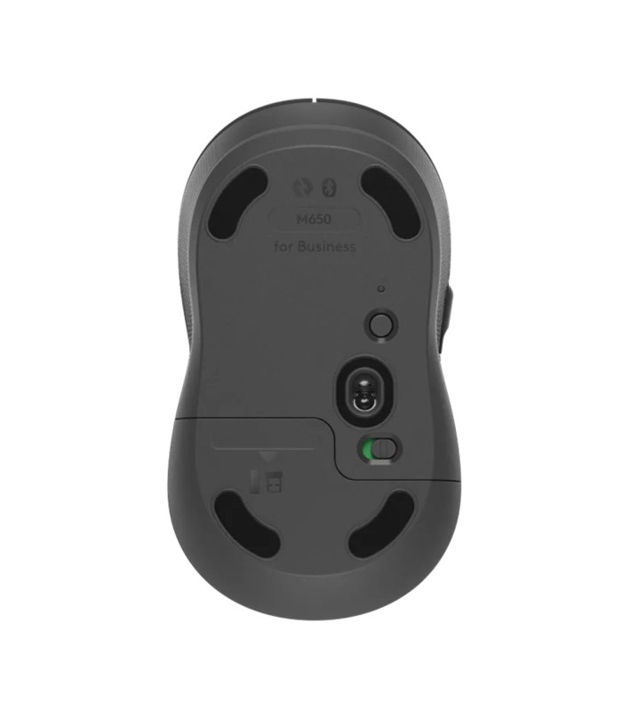 Mouse raton logitech m650 for business mediano wireless inalambrico grafito