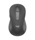 Mouse raton logitech m650 for business grande wireless inalambrico grafito