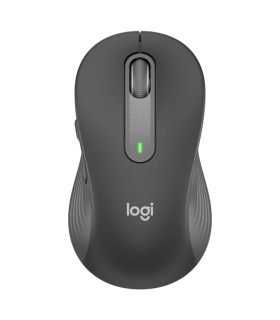 Mouse raton logitech m650 for business grande wireless inalambrico grafito
