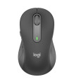 Mouse raton logitech m650 for business grande wireless inalambrico grafito