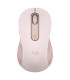 Mouse raton logitech m650 grande optico wireless inalambrico rosa
