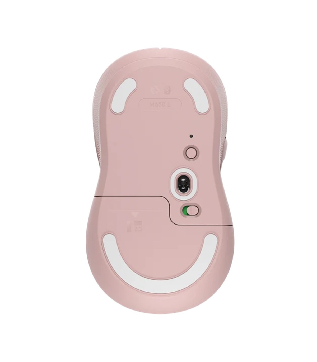 Mouse raton logitech m650 grande optico wireless inalambrico rosa