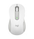 Mouse raton logitech m650 para zurdos optico wireless inalambrico blanco crudo