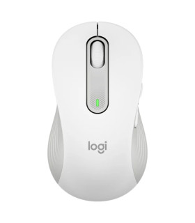 Mouse raton logitech m650 para zurdos optico wireless inalambrico blanco crudo