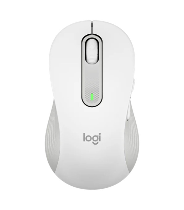 Mouse raton logitech m650 para zurdos optico wireless inalambrico blanco crudo
