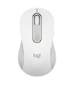 Mouse raton logitech m650 para zurdos optico wireless inalambrico blanco crudo
